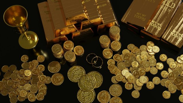 Убежище активов: Сколько золота и США DCC имеют большую экономику?