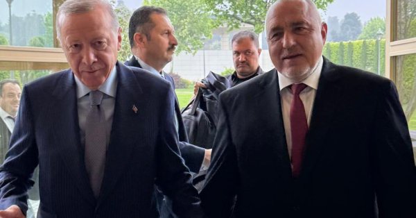 Лидер GERB Бойко Борисовой встретился с президентом Турции Реджепе Эрдоганом