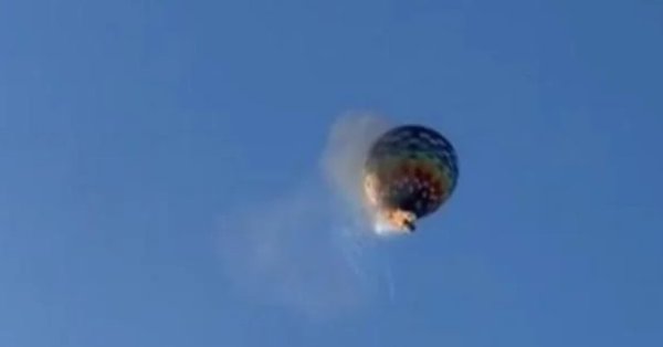 8 человек погибли осенью воздушного шара в Бразилии