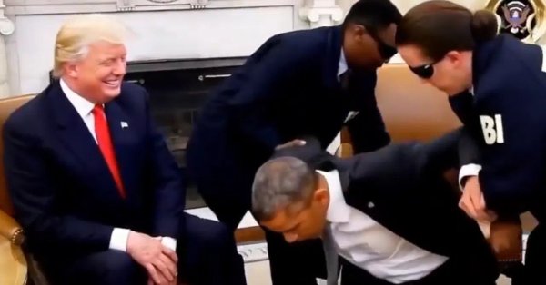 Трамп снова шокировал мир, посты и видео, как арестовать видео Обама