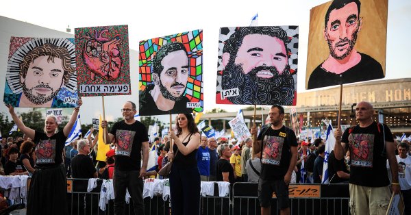 Тысячи протестовали в Израиле, настаивая на выпуске заложников