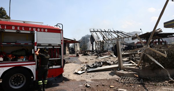 Раненое при взрыве заправочной станции в Риме 45 человек