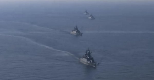 Россия начала крупные военно -морские учения
