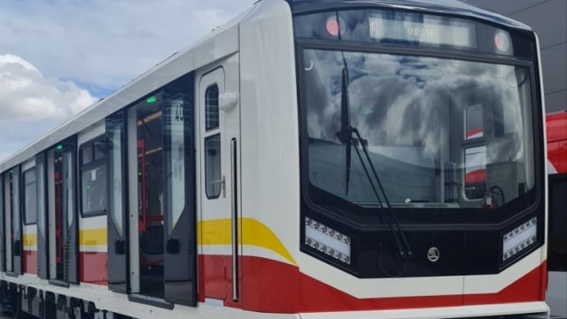 Испытания первых из новых чешских поездов для Sofia Subway Begin