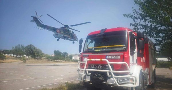 Огонь в районе Илиндентси расширил свой фронт