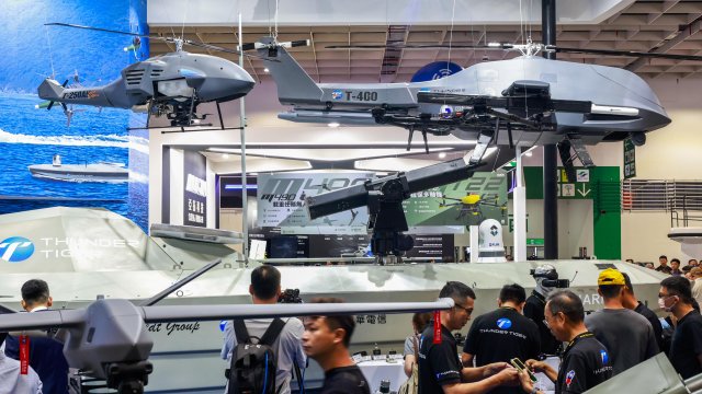 Европа появилась из тени крупнейшей выставки вооружений на Тайване