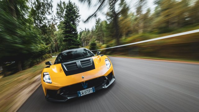 Maserati GT2 Stradale запечатлел аудиторию Tutto Bene Hillclimb