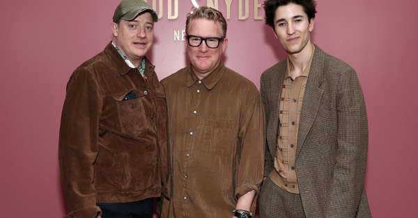 Брэндон Фрейзер появился со своим 21-летним сыном Холденом