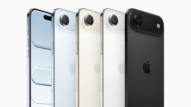Apple представила Ultra -Thin iPhone Air и новую серию iPhone 17