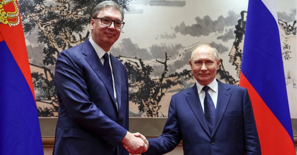 Вучич доволен после встречи с Путином