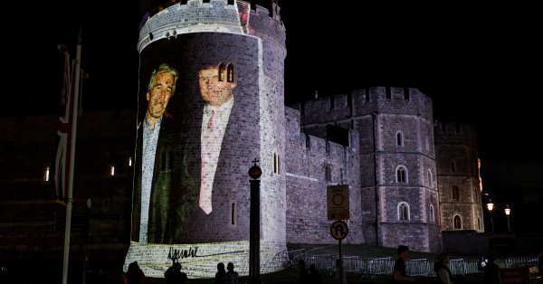 В кадре: выстрелы Трампа и Эпштейна "Shone" в Виндзорском замке