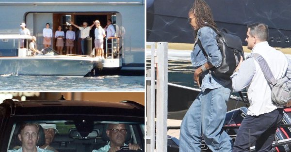 Семья Обамы гастролирует по Италии на борту суперяхты Стивена Спилберга