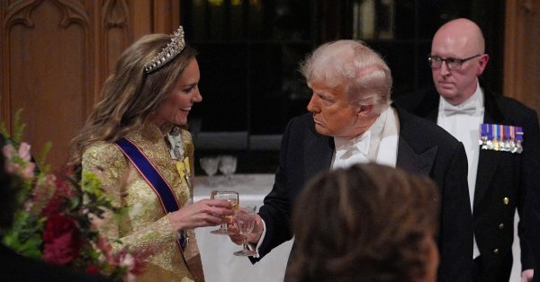 Принцесса Кейт была настоящей картой Трампа дворца во время банкета в честь Трампа