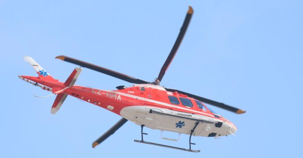 Санитарная авиация перевезла обожженного мужчину из Бургаса в Варну