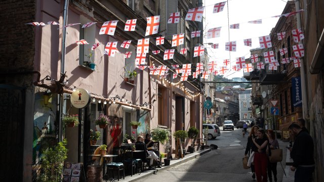 Протесты оппозиции сопровождали местные выборы в Грузии