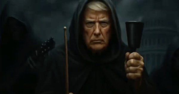 Дональд Трамп опубликовал видео ИИ в проект 2025