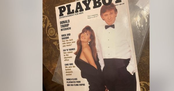 Охотник за выгодными покупками открыл для себя Playboy 90-х с обложкой Трампа и «диким интервью» с ним