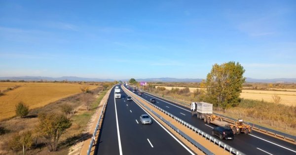 Меняют организацию движения в направлении Варны на трассе "Хемус"