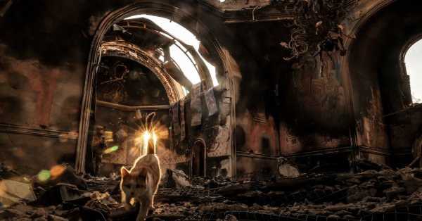 Пока Россия наносит удар по Украине, детский сад изо всех сил пытается обеспечить едой и теплом