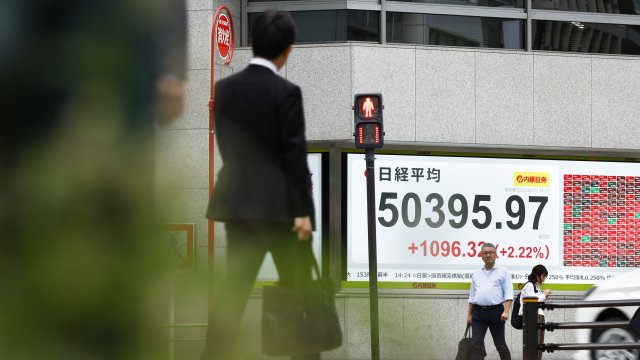 Азиатские рынки закрылись в минусе после волатильных торгов