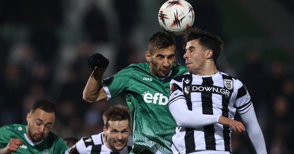 Лудогорец и ПАОК сыграли вничью 3:3