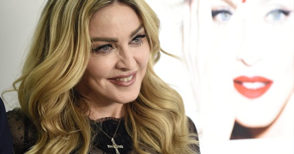 Мадонна накалила страсти в коротком платье