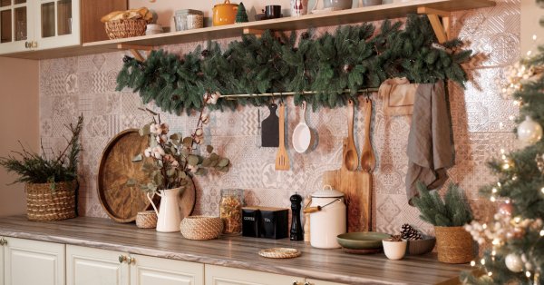 10 идей рождественского декора кухни