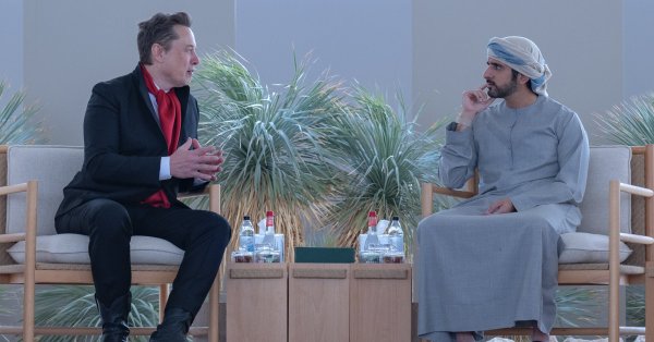 Илон Маск встретился с наследным принцем Дубая