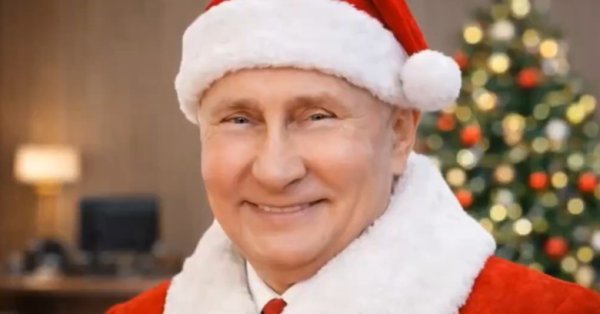 Путин, как Дед Мороз, преподносит Зеленскому фотографию Трампа и... наручники ВИДЕО