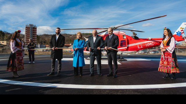 В Болгарии уже есть 18 больничных вертолетных площадок