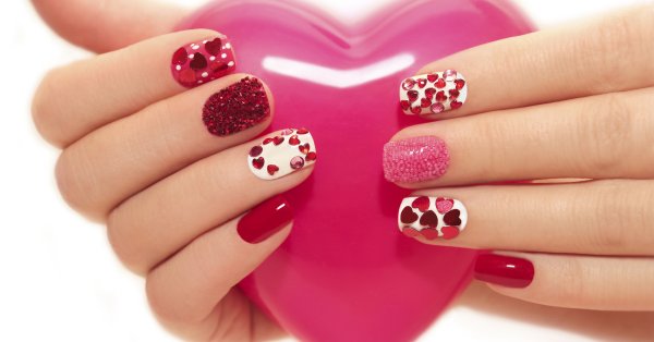 Маникюр ко Дню святого Валентина – красивые идеи на короткие ногти