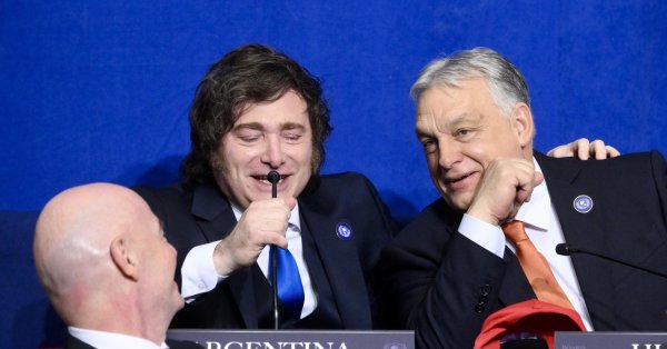 Орбан и Хавьер Миллей «тусовались» во время «Совета мира» Трампа ВИДЕО