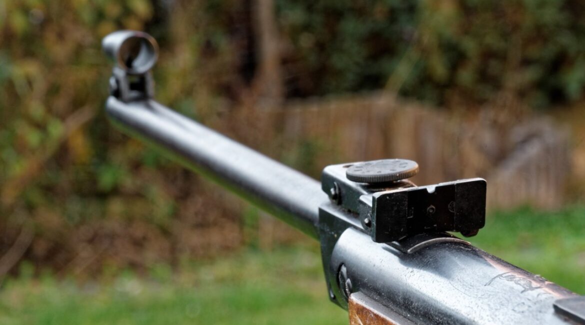 Пьяный мужчина стреляет из пневматической винтовки со своей террасы в Пловдиве.