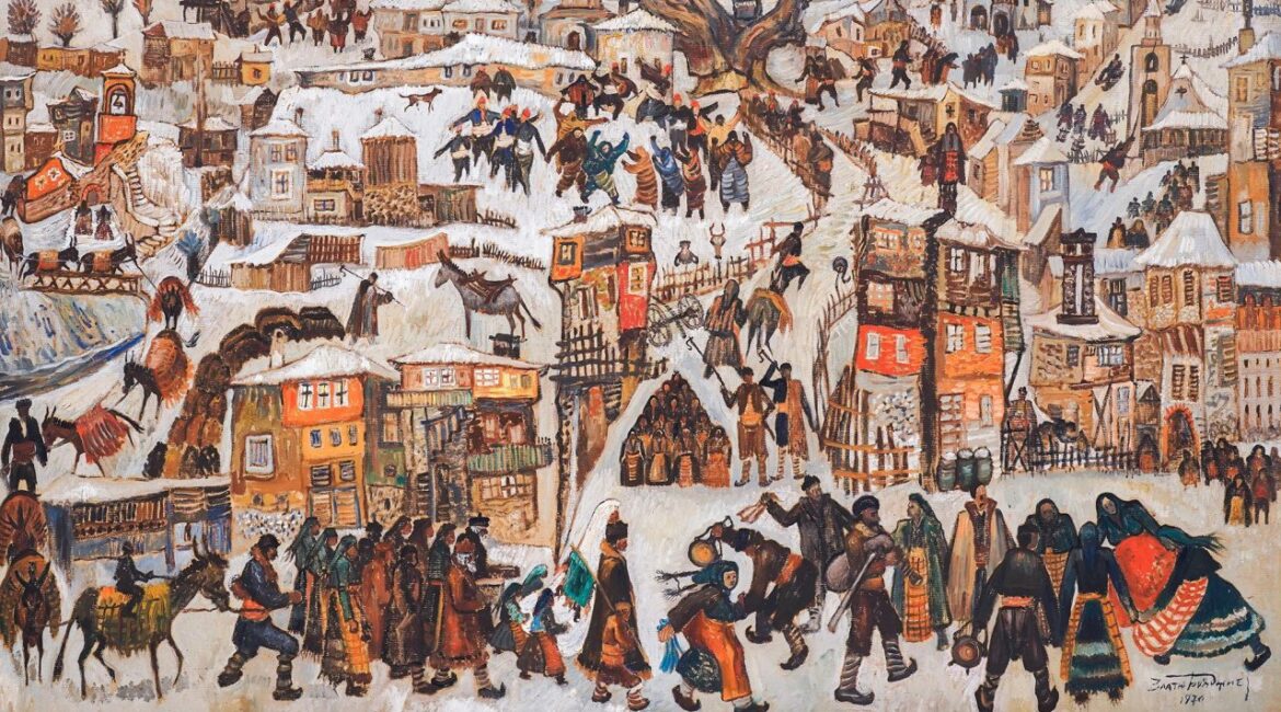 Картина Златю Бояджиева «Две свадьбы» продана за рекордные 280 тысяч евро