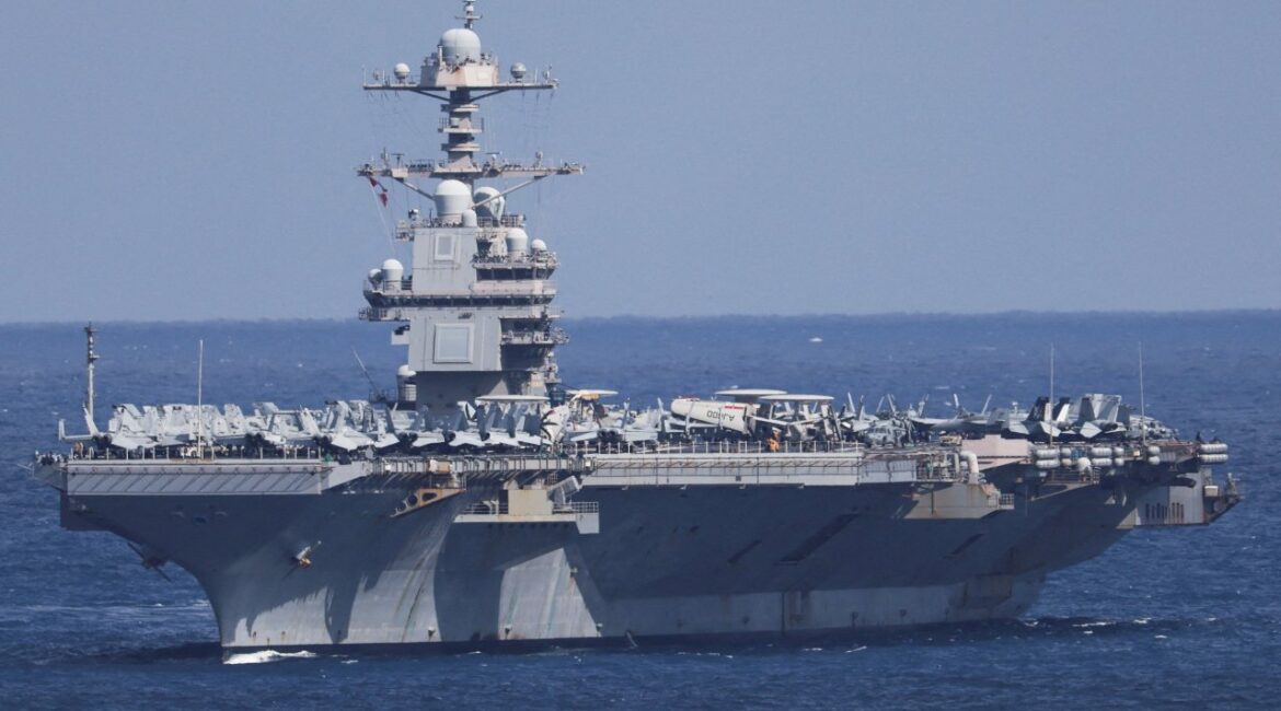 Пожар на борту авианосца «Джеральд Форд», 200 человек получили медицинскую помощь