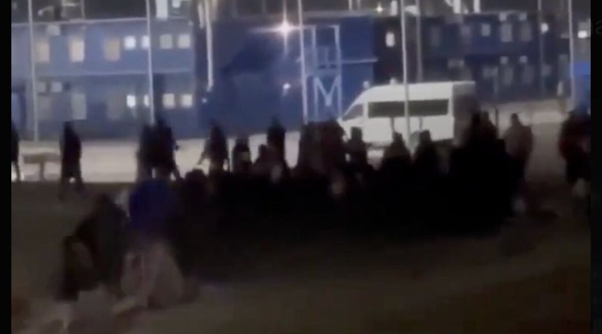 В российском порту Усть-Луга вспыхнули беспорядки ВИДЕО