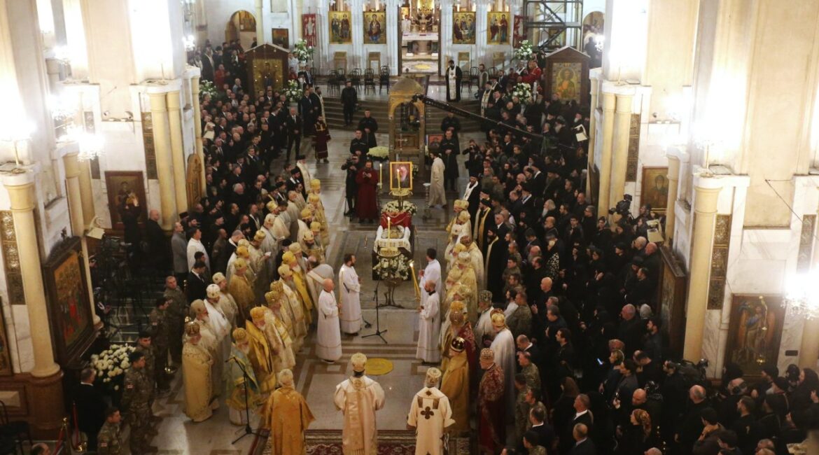 Духовный мир прощается с Патриархом Илией II ФОТО