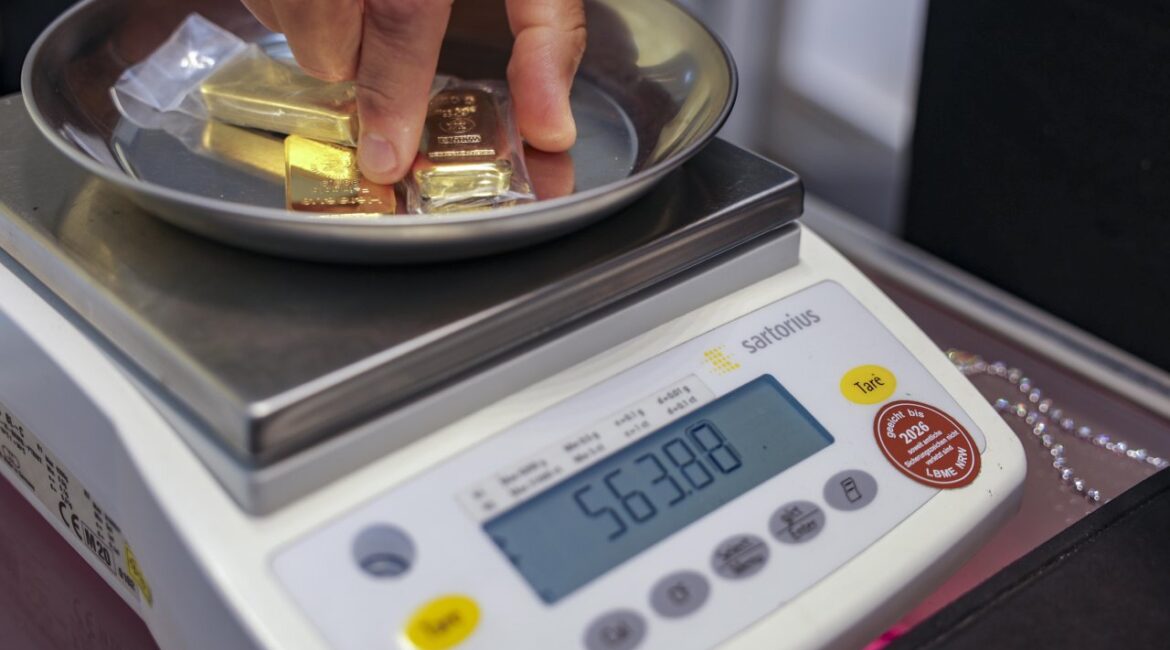 10 золотых слитков случайно нашли во время стрижки газона в немецком городе