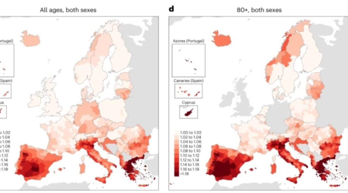 Новая карта Европы раскрывает тревожные данные об изменении климата: где находится Болгария?