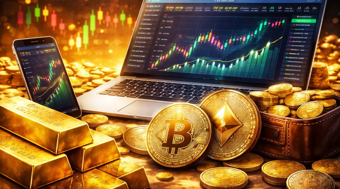 Лучшие платформы для торговли золотом и криптовалютами в одном месте